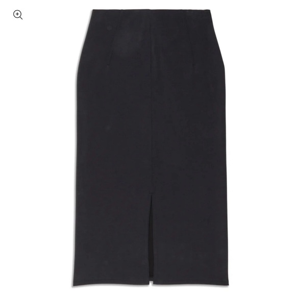Lululemon Softstreme High Rise Midi Skirt Black Size 14 NWT - Picture 10 of 16